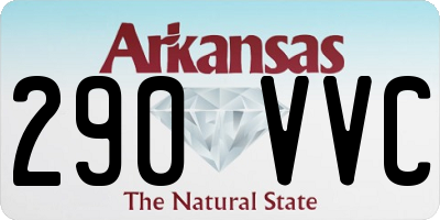 AR license plate 290VVC