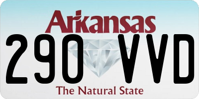 AR license plate 290VVD