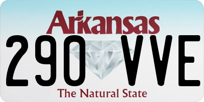 AR license plate 290VVE