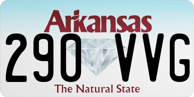 AR license plate 290VVG