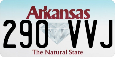 AR license plate 290VVJ