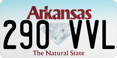 AR license plate 290VVL