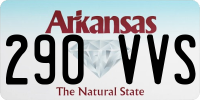 AR license plate 290VVS