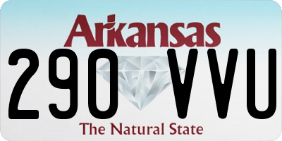 AR license plate 290VVU