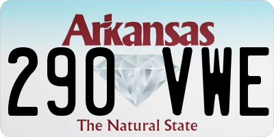 AR license plate 290VWE