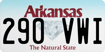 AR license plate 290VWI