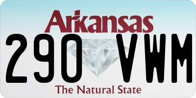 AR license plate 290VWM