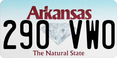 AR license plate 290VWO