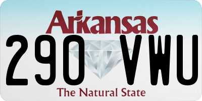 AR license plate 290VWU