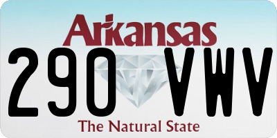 AR license plate 290VWV