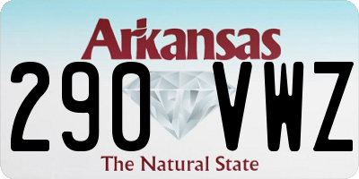 AR license plate 290VWZ