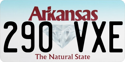 AR license plate 290VXE
