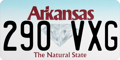 AR license plate 290VXG