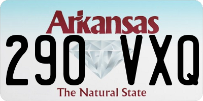 AR license plate 290VXQ