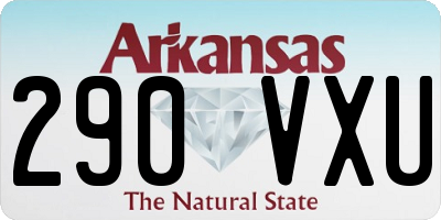 AR license plate 290VXU