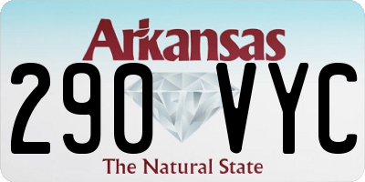 AR license plate 290VYC