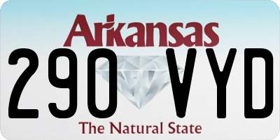 AR license plate 290VYD