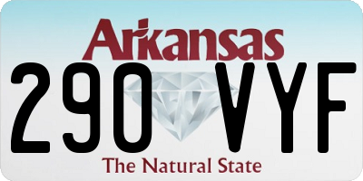 AR license plate 290VYF