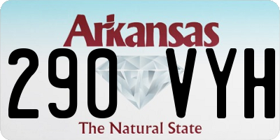 AR license plate 290VYH