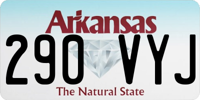 AR license plate 290VYJ