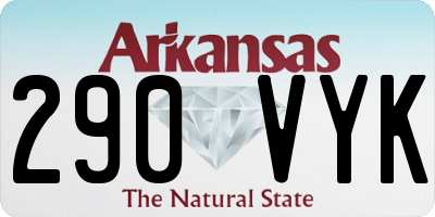 AR license plate 290VYK