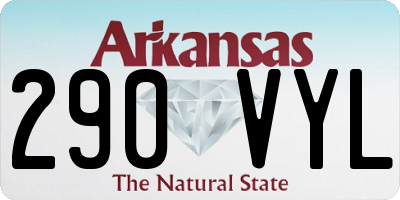 AR license plate 290VYL