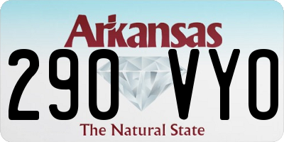 AR license plate 290VYO