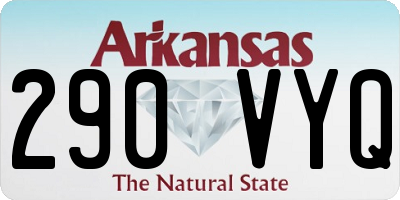 AR license plate 290VYQ