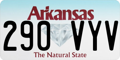AR license plate 290VYV