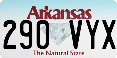 AR license plate 290VYX