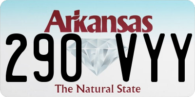 AR license plate 290VYY