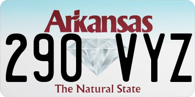 AR license plate 290VYZ