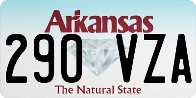 AR license plate 290VZA