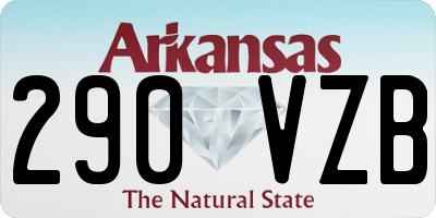 AR license plate 290VZB