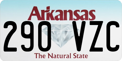 AR license plate 290VZC