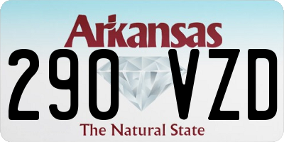 AR license plate 290VZD