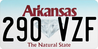 AR license plate 290VZF