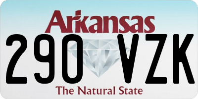 AR license plate 290VZK