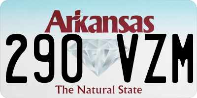 AR license plate 290VZM