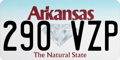 AR license plate 290VZP