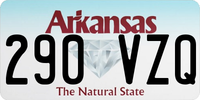AR license plate 290VZQ