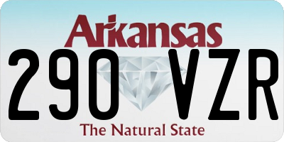 AR license plate 290VZR