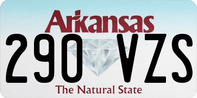 AR license plate 290VZS
