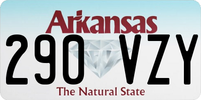 AR license plate 290VZY