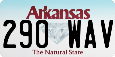 AR license plate 290WAV