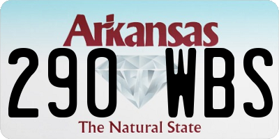 AR license plate 290WBS