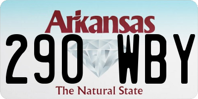 AR license plate 290WBY