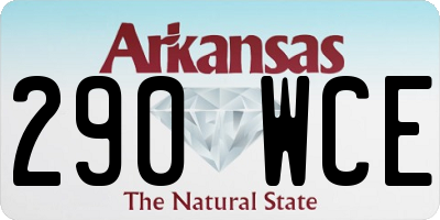 AR license plate 290WCE