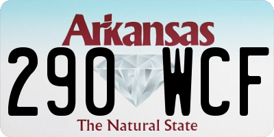 AR license plate 290WCF