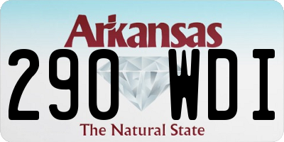 AR license plate 290WDI